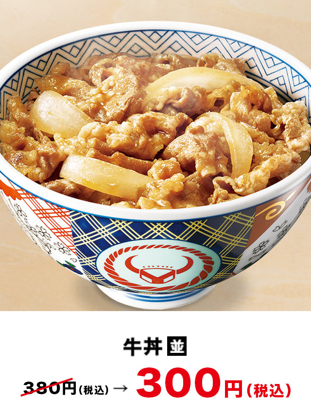 牛丼（並）