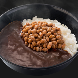 納豆黒カレー