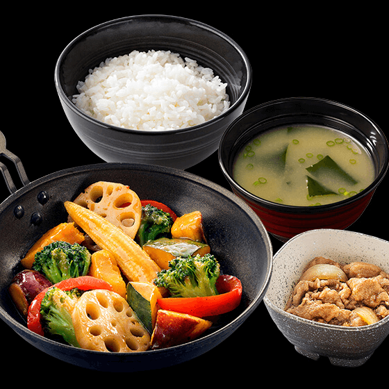 ベジ牛定食