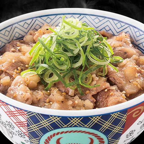 ねぎ塩牛カルビ丼