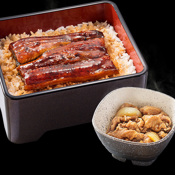 鰻重牛小鉢セット