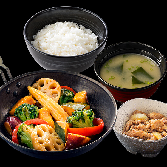 ベジ牛定食