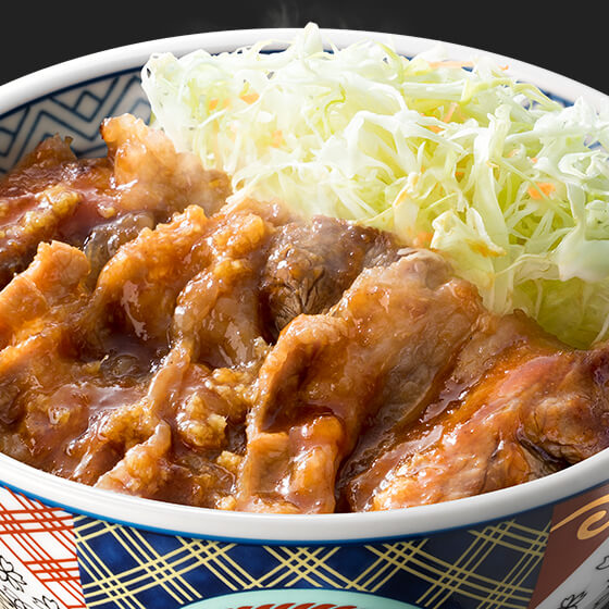牛カルビ生姜丼