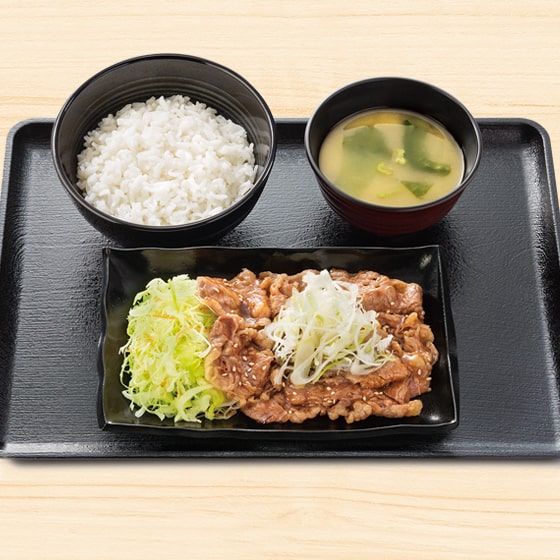 牛カルビ定食