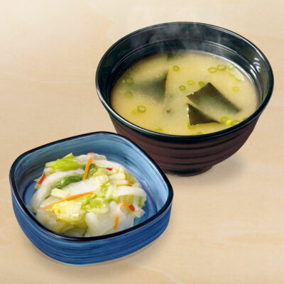 お新香みそ汁セット