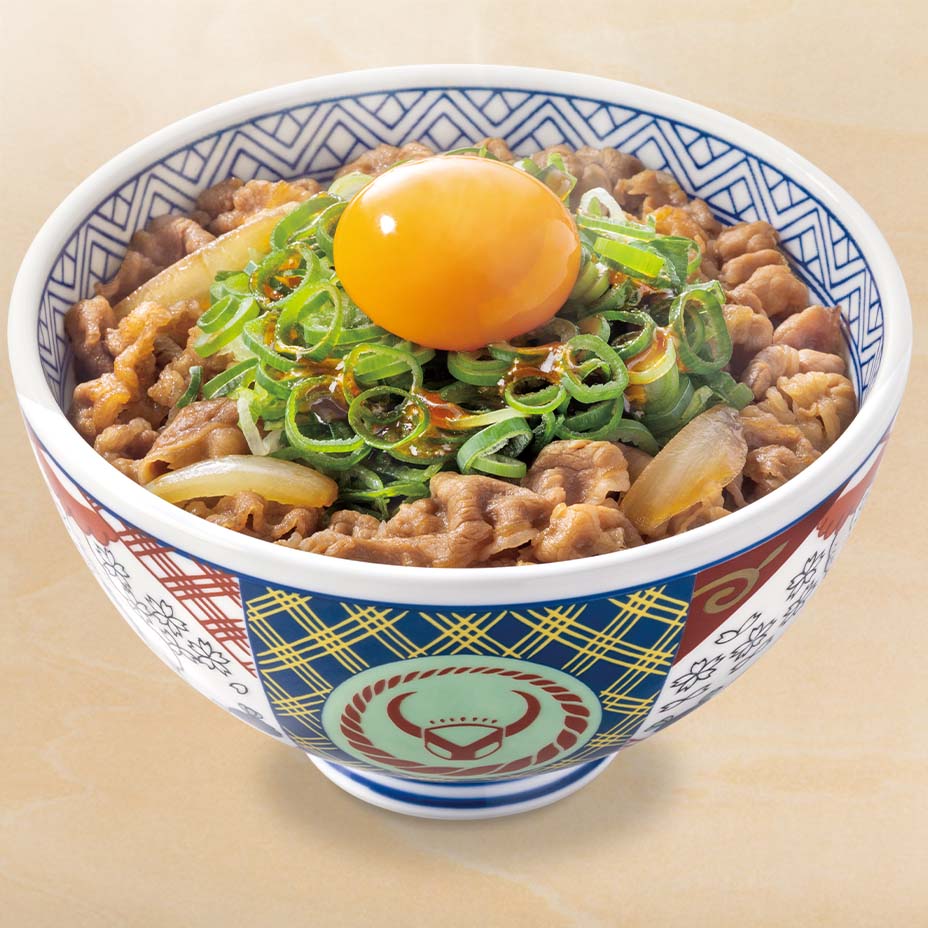 ねぎ玉牛丼