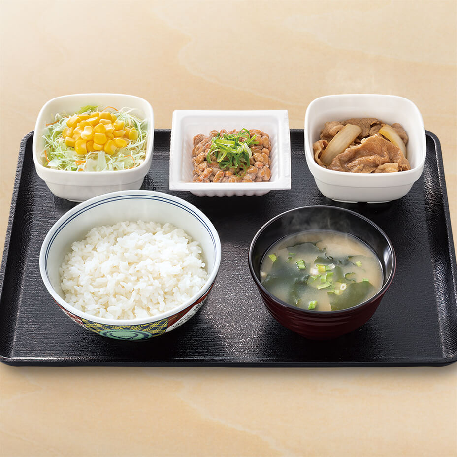 吉野家 伏見通錦店 モーニング 朝食 名古屋市 Shiori
