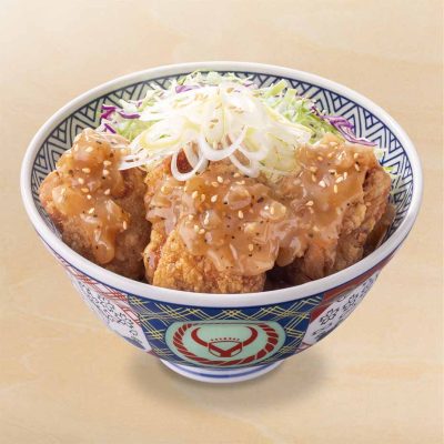ねぎ塩から揚げ丼