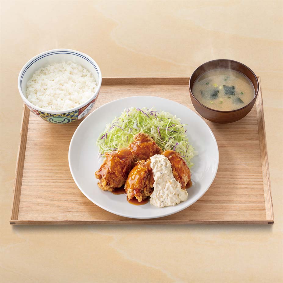 タルタル南蛮から揚げ定食