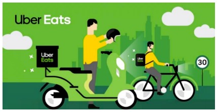 Uber Eats デリバリーイメージ