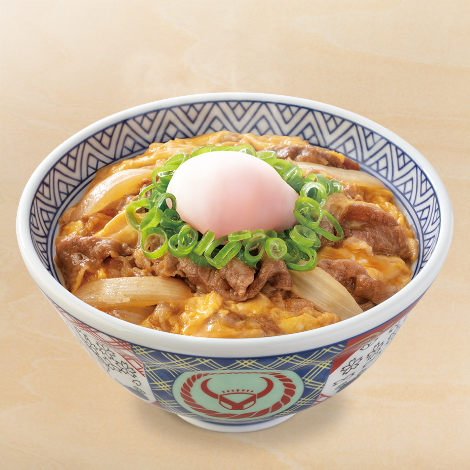 月見牛とじ丼（テイクアウト・半熟玉子）