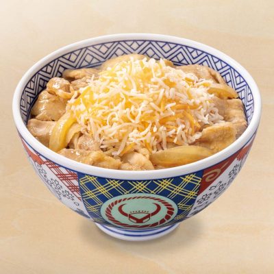 チーズ豚丼