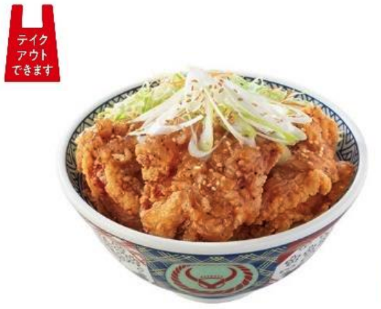 ねぎ塩から揚げ丼