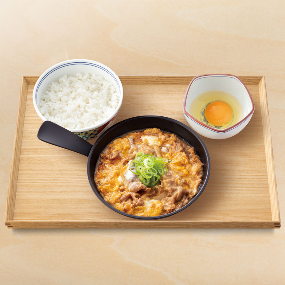 月見牛とじ御膳(テイクアウト・玉子)