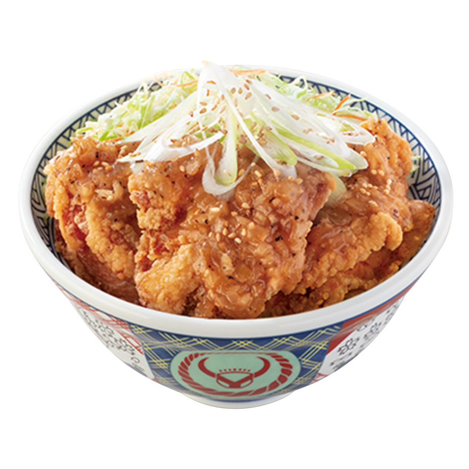 ねぎ塩から揚げ丼