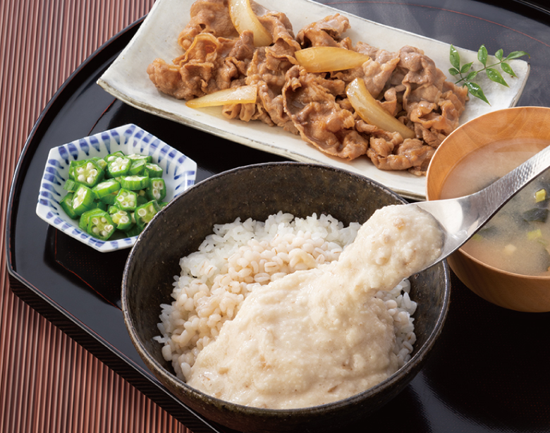 夏季限定「麦とろ」