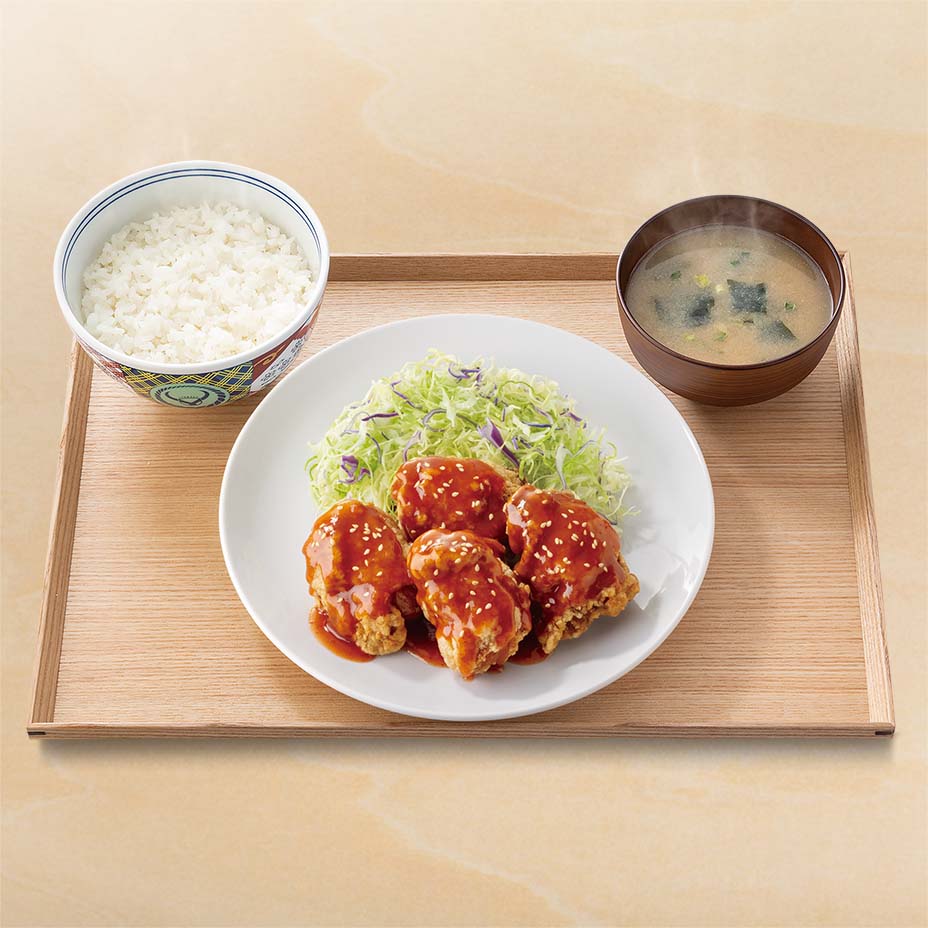 ヤンニョムから揚げ定食
