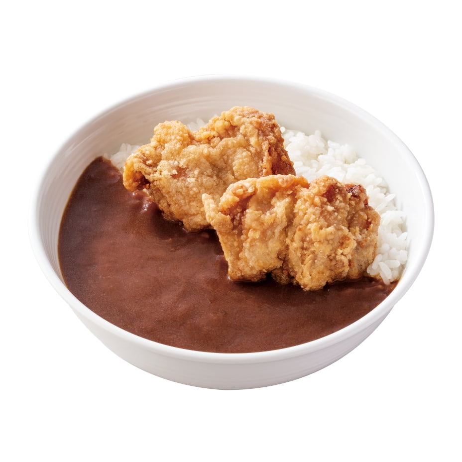 から揚げ黒カレー