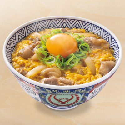 月見牛とじ丼