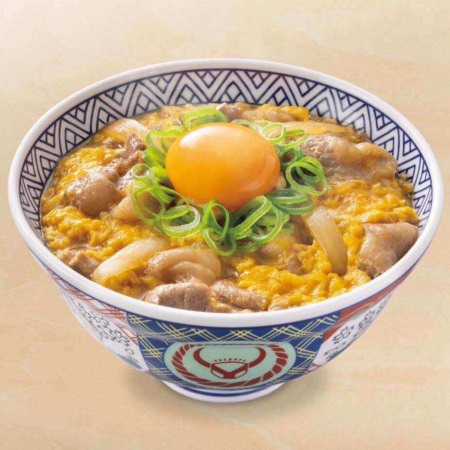 月見牛とじ丼