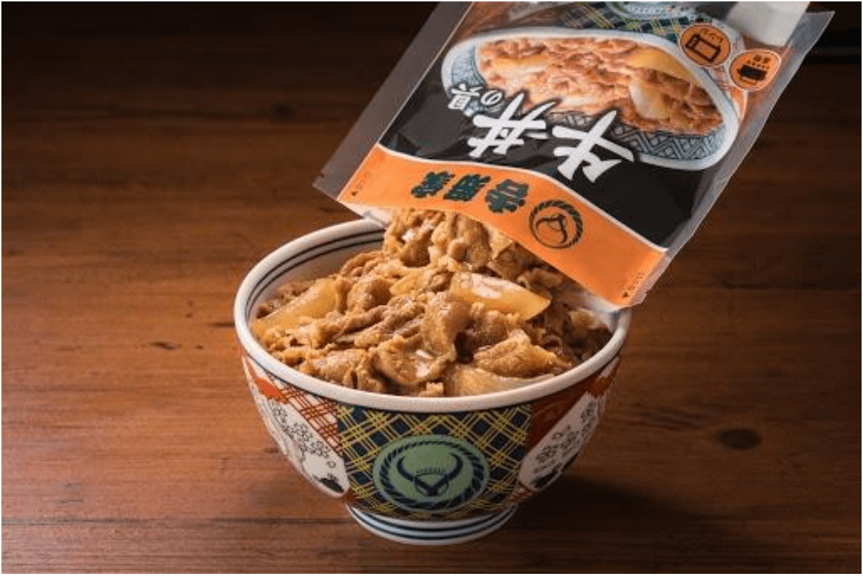冷凍牛丼の具のイメージ