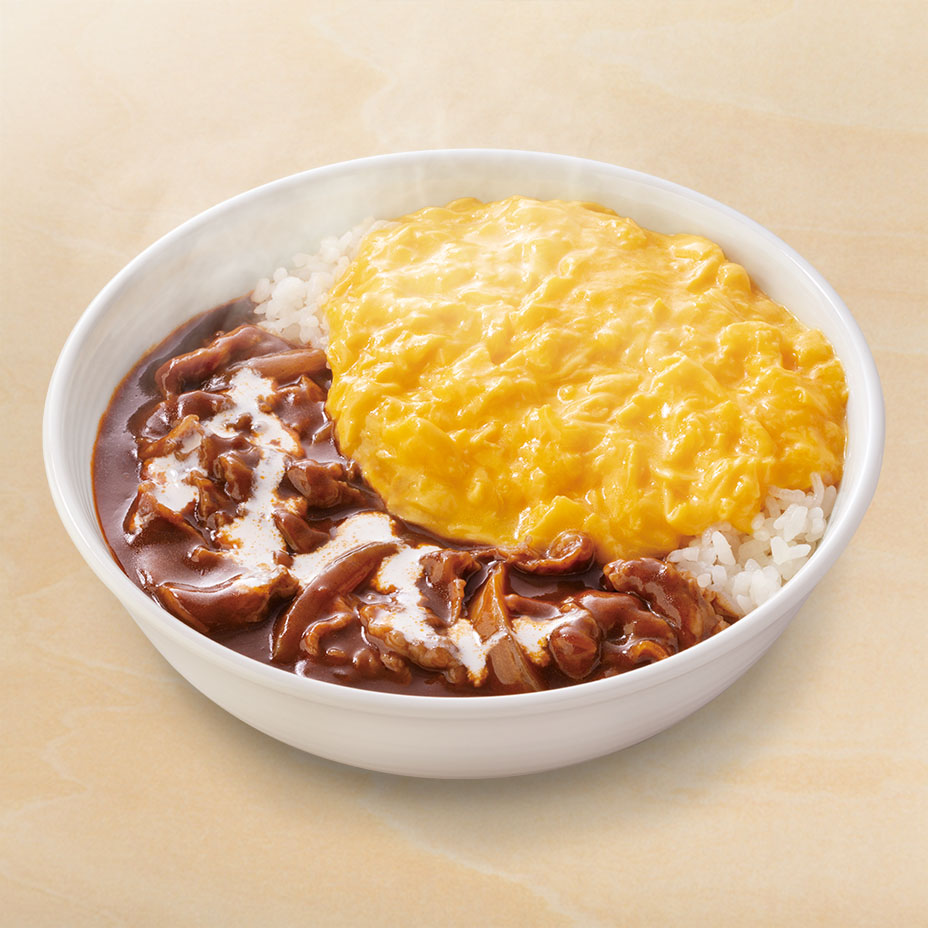肉だく牛オムハヤシライス