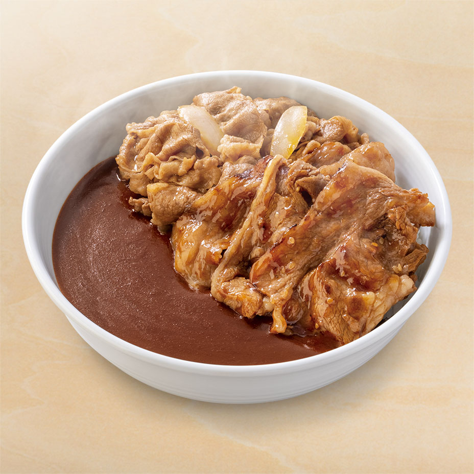 牛×牛カルビ黒カレー