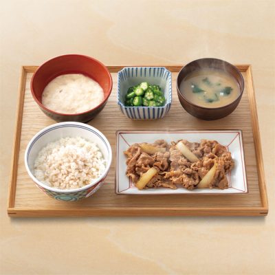 牛皿麦とろ御膳
