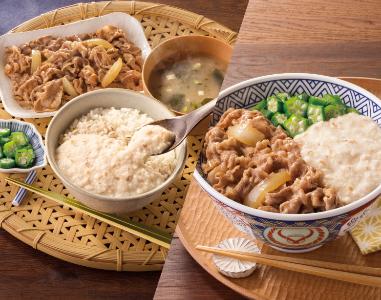 牛皿麦とろ御膳/牛麦とろ丼