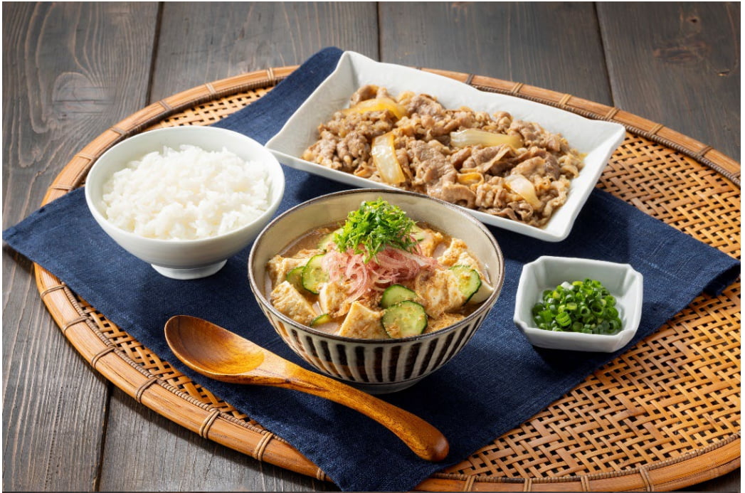 夏季限定メニュー「冷汁」のアレンジイメージ画像1