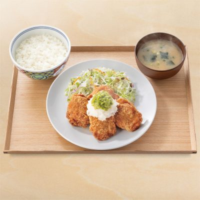 鬼おろしわさびから揚げ定食
