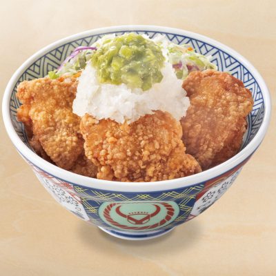 鬼おろしわさびから揚げ丼
