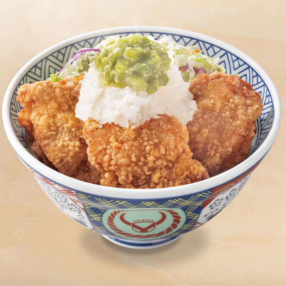 鬼おろしわさびから揚げ丼