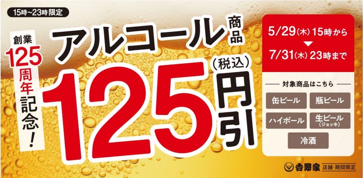 「アルコールキャンペーン」のイメージ画像