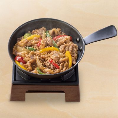 鉄板牛プルコギ皿