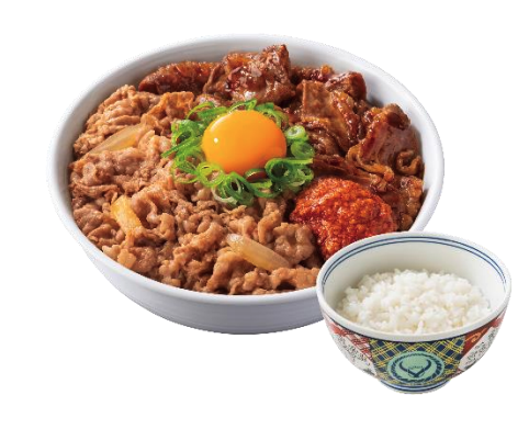 牛玉スタミナまぜそばのトッピングイメージ