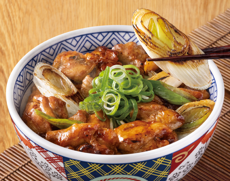 焦がしねぎ焼き鳥丼