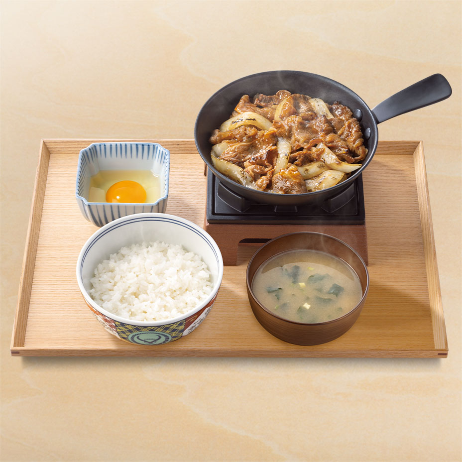 牛鉄板焼肉定食イメージ