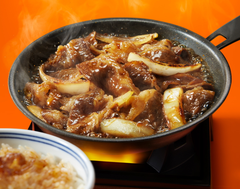 牛鉄板焼肉定食