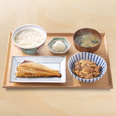 牛ほっけ定食
