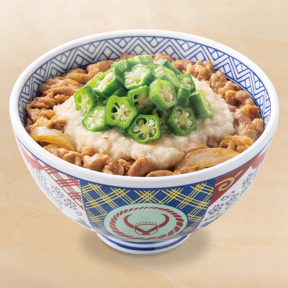 とろろおくら牛丼