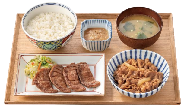 牛たん・牛皿御膳（4 切）