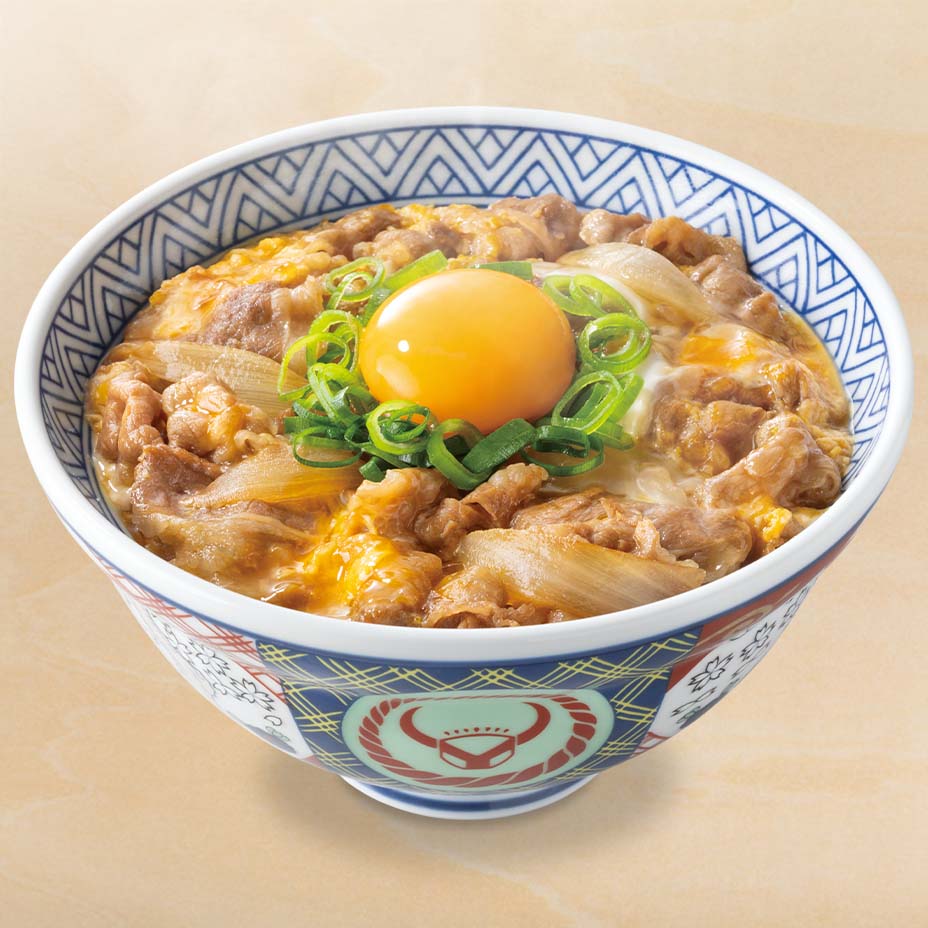 月見牛とじ丼