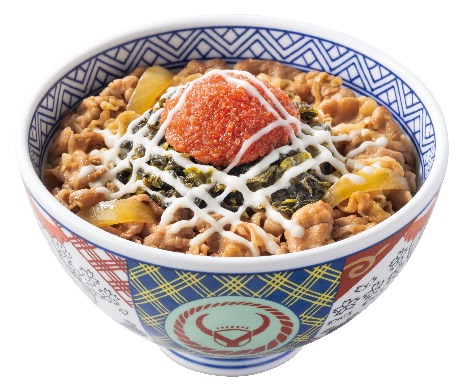 明太高菜マヨ牛丼