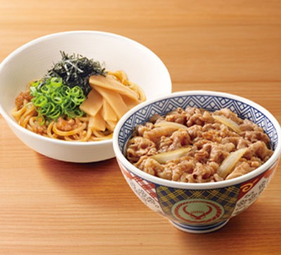 牛丼・麺セット